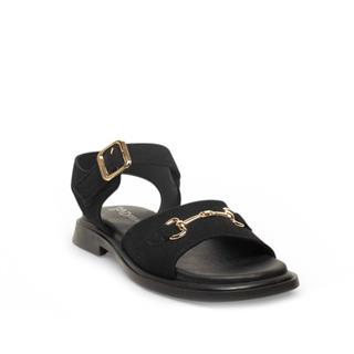 Diva Mod Zenne Sandalet 206 Yarma Süet Siyah