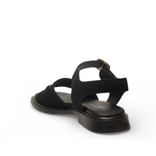 Diva Mod Zenne Sandalet 206 Yarma Süet Siyah