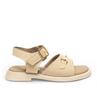 Diva Mod Zenne Sandalet 206 Yarma Süet Bej