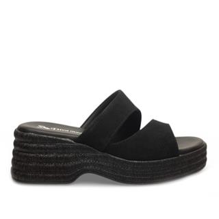 Diva Mod Zenne Sandalet Topuklu 705 Süet Siyah