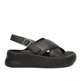 Diva Mod Zenne Sandalet 084 Cilt Siyah