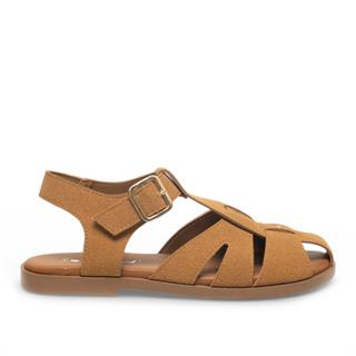 Diva Mod Zenne Terlik 0115 Yarma Süet Hardal