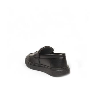 Genel Bebe Loafer Ayakkabı 101b Cilt Siyah