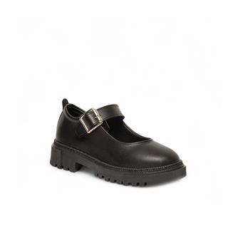 Genel Bebe Loafer Ayakkabı 202b Cilt Siyah