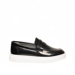 Genel Filet Loafer Ayakkabı 100 Rugan Siyah