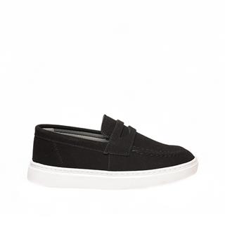 Genel Filet Loafer Ayakkabı 100 Süet Siyah