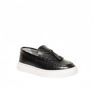 Genel Filet Loafer Ayakkabı 101 Kroko Siyah