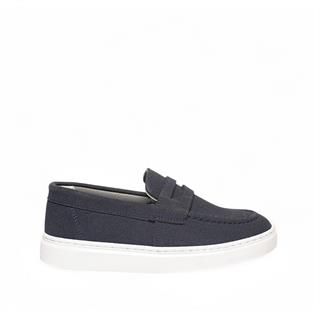 Genel Patik Loafer Ayakkabı 100p Süet Lacivert