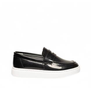 Genel Patik Loafer Ayakkabı 100p Rugan Siyah