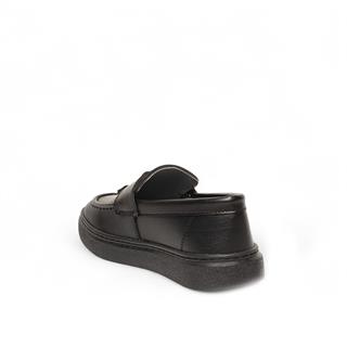 Genel Patik Loafer Ayakkabı 101p Cilt Siyah