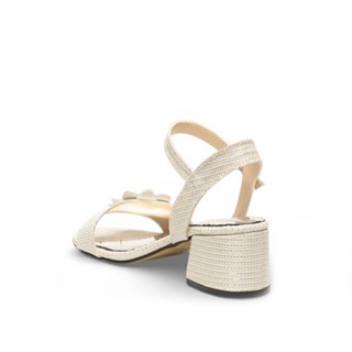 Genel Patik Topuklu Sandalet Hf093 Sedef