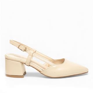 Genel Zenne Abiye Topuklu Ayakkabı 425 Rustik Bej