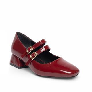 Genel Zenne Ayakkabı 5197 Rugan Bordo