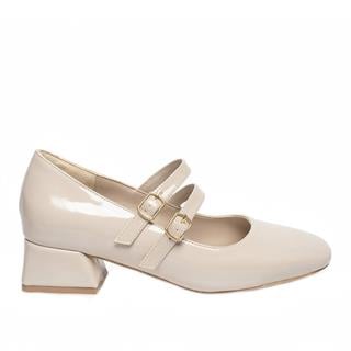 Genel Zenne Ayakkabı 5197 Rugan Bej