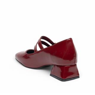 Genel Zenne Ayakkabı 5197 Rugan Bordo