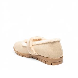 Genel Zenne Ayakkabı Kürklü 801 Süet Bej