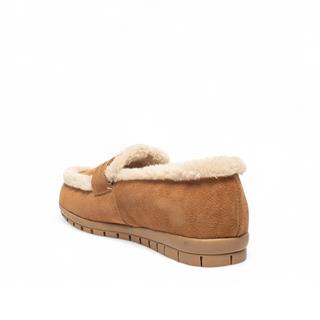 Genel Zenne Ayakkabı Kürklü 802 Süet Taba