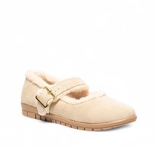Genel Zenne Ayakkabı Kürklü 801 Süet Bej
