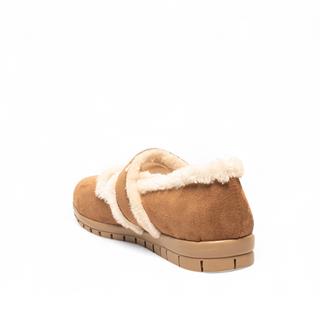 Genel Zenne Ayakkabı Kürklü 801 Süet Taba