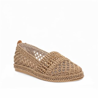 Genel Zenne Babet Espadril 94 Örgü Nut