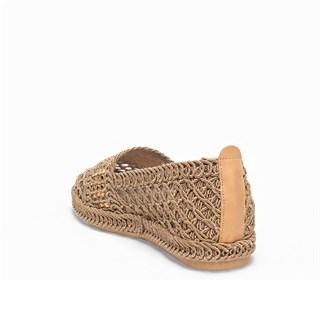 Genel Zenne Babet Espadril 94 Örgü Nut