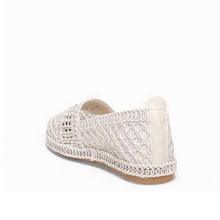 Genel Zenne Babet Espadril 94 Örgü Beyaz