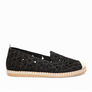 Genel Zenne Babet Espadril 97 Süet Siyah