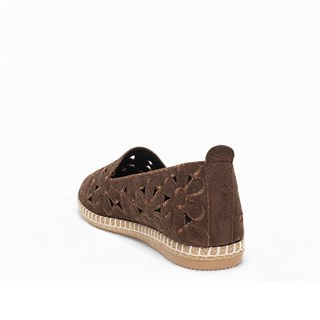Genel Zenne Babet Espadril 97 Süet Kahve