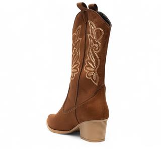 Genel Zenne Bot Kovboy 5006 Süet Taba