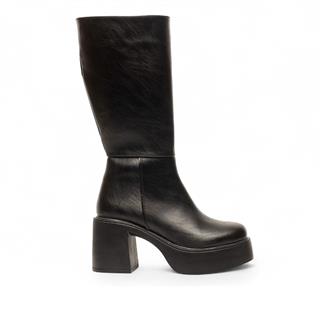 Genel Zenne Çizme Topuklu 303 Cilt Siyah