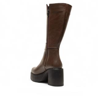 Genel Zenne Çizme Topuklu 311 Cilt Kahve