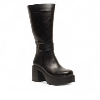 Genel Zenne Çizme Topuklu 311 Cilt Siyah