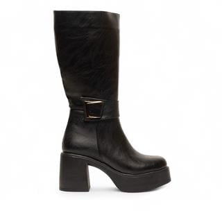Genel Zenne Çizme Topuklu 311 Cilt Siyah