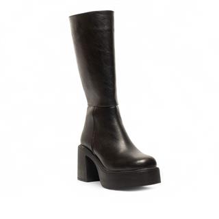 Genel Zenne Çizme Topuklu 303 Cilt Siyah