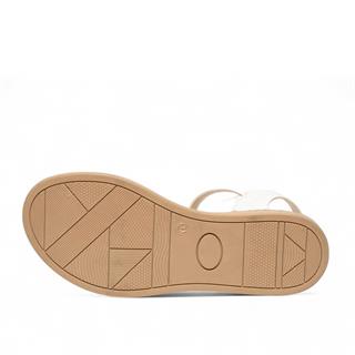 Genel Zenne Günlük Çapraz Bantlı Sandalet 209 Cilt Beyaz