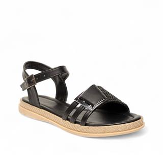Genel Zenne Günlük Sandalet 205 Hasır Siyah