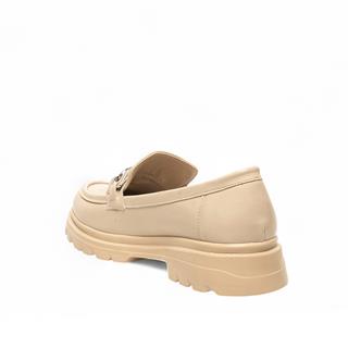 Genel Zenne Loafer Ayakkabı 814 Kırışık Rugan Krem