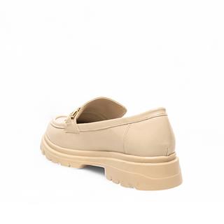 Genel Zenne Loafer Ayakkabı 819 Kırışık Rugan Krem