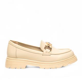 Genel Zenne Loafer Ayakkabı 801 Cilt Krem