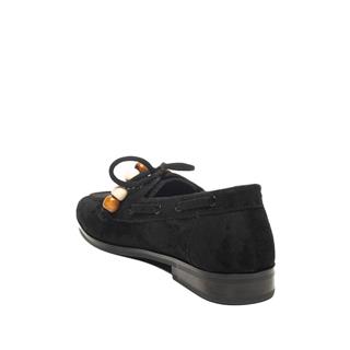 Genel Zenne Loafer Ayakkabı S625 Süet Siyah