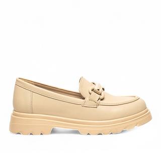 Genel Zenne Loafer Ayakkabı 802 Cilt Krem