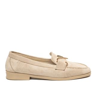 Genel Zenne Loafer Ayakkabı S610 Süet Bej