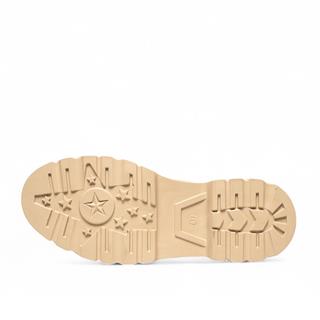 Genel Zenne Loafer Ayakkabı 819 Kırışık Rugan Krem