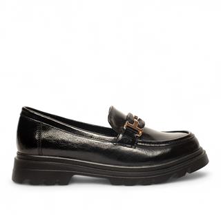 Genel Zenne Loafer Ayakkabı 807 Kırışık Rugan Siyah