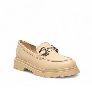 Genel Zenne Loafer Ayakkabı 814 Cilt Krem