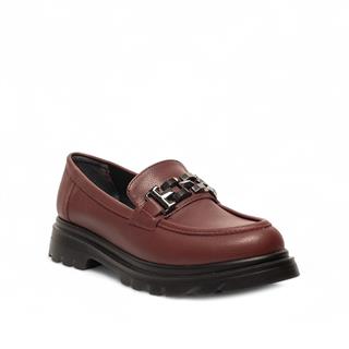 Genel Zenne Loafer Ayakkabı 801 Cilt Bordo