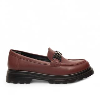 Genel Zenne Loafer Ayakkabı 801 Cilt Bordo