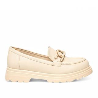 Genel Zenne Loafer Ayakkabı 824 Krem