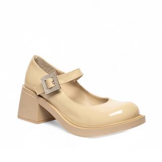 Genel Zenne Loafer Ayakkabı 415 Rugan Bej