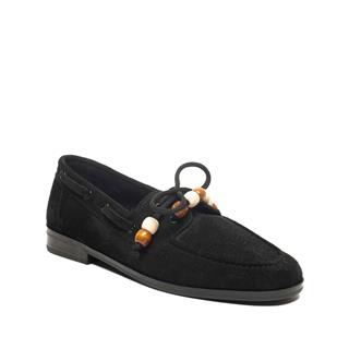 Genel Zenne Loafer Ayakkabı S625 Süet Siyah